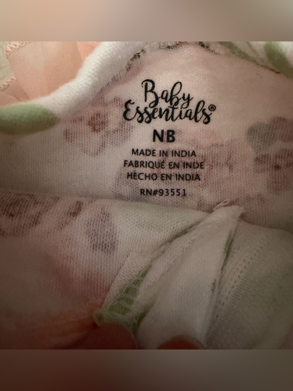 #33 - Baby 🍼 Girl Bundle 3 Pc Set 0-3M Floral Monica + Andy & Baby Essentials - Picture 6 of 9